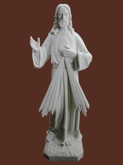 tượng chúa thương xót chất liệu bột đá