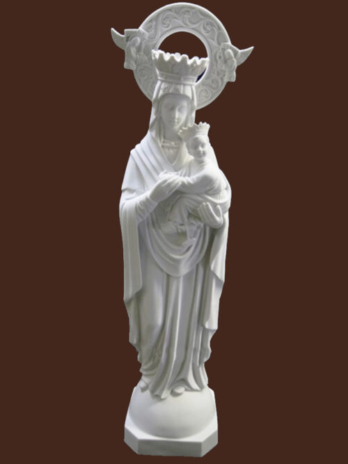 tượng đức mẹ hằng cứu giúp bột đá cao cấp