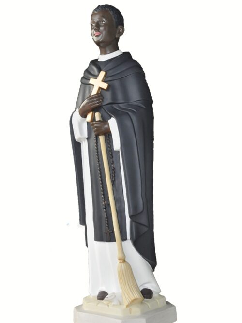 tượng thánh martino cầm chổi đẹp