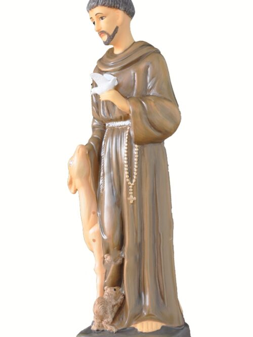 mẫu tượng ông thánh phanxicô assisi chất liệu cao cấp