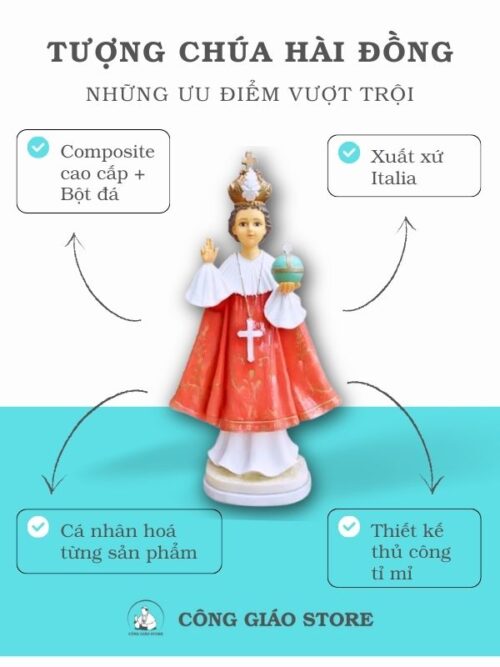 mẫu tượng chúa trẻ thơ tchd02 với nhiều điểm vượt trội