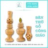 đèn thờ gỗ công giáo