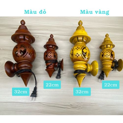 đèn thờ gỗ công giáo treo tường đa dạng kích thước